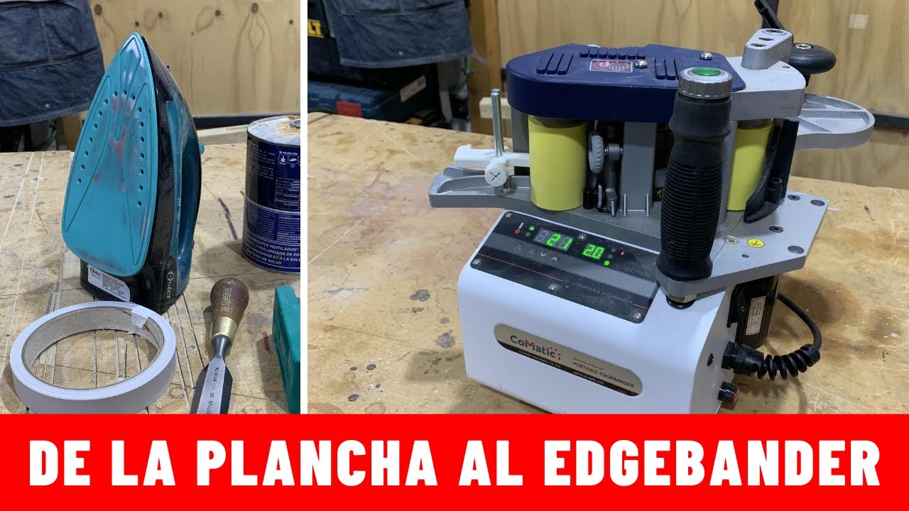 Diferentes formas de PEGAR TAPACANTO - De la Plancha al Portable EDGEBANDER 🚀