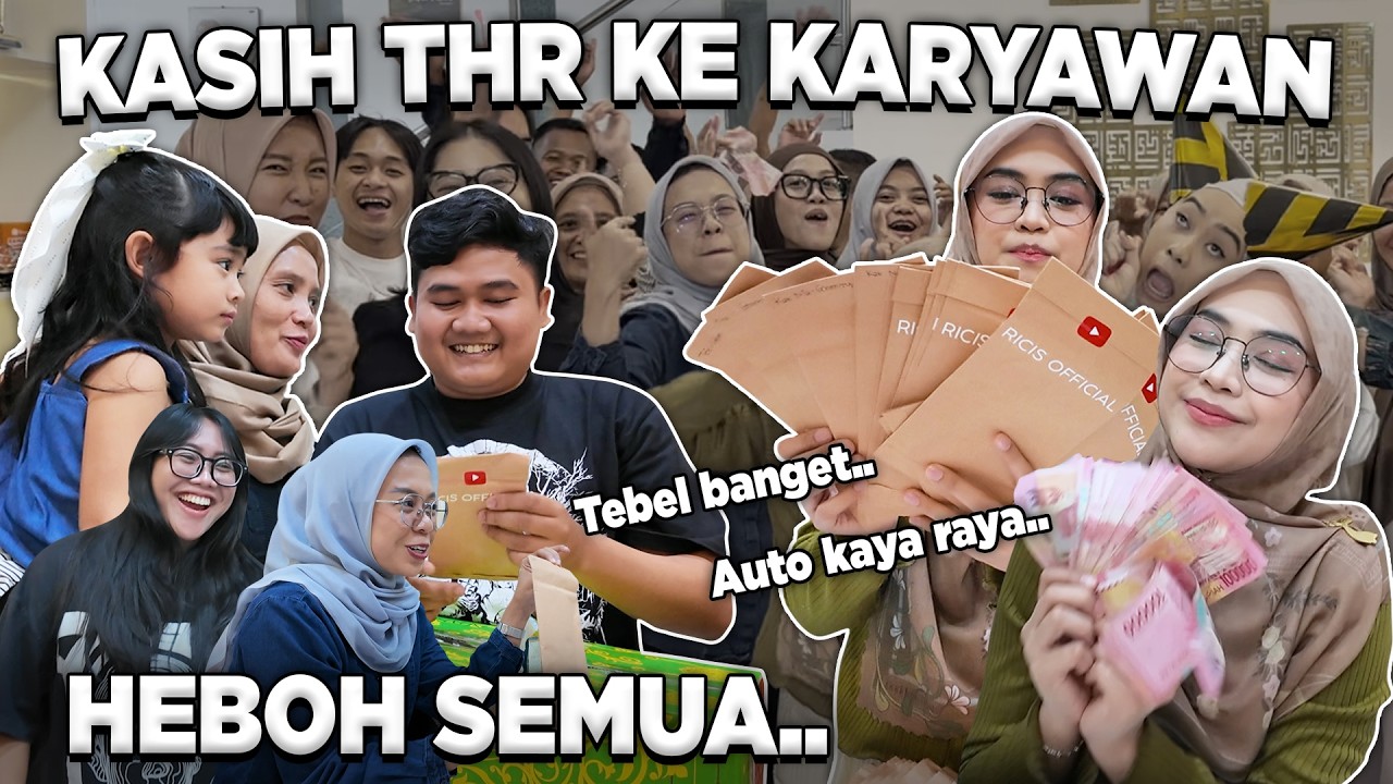 AKHIRNYA BAGI THR KE KARYAWAN AKU!!! Auto Kaya Semua..