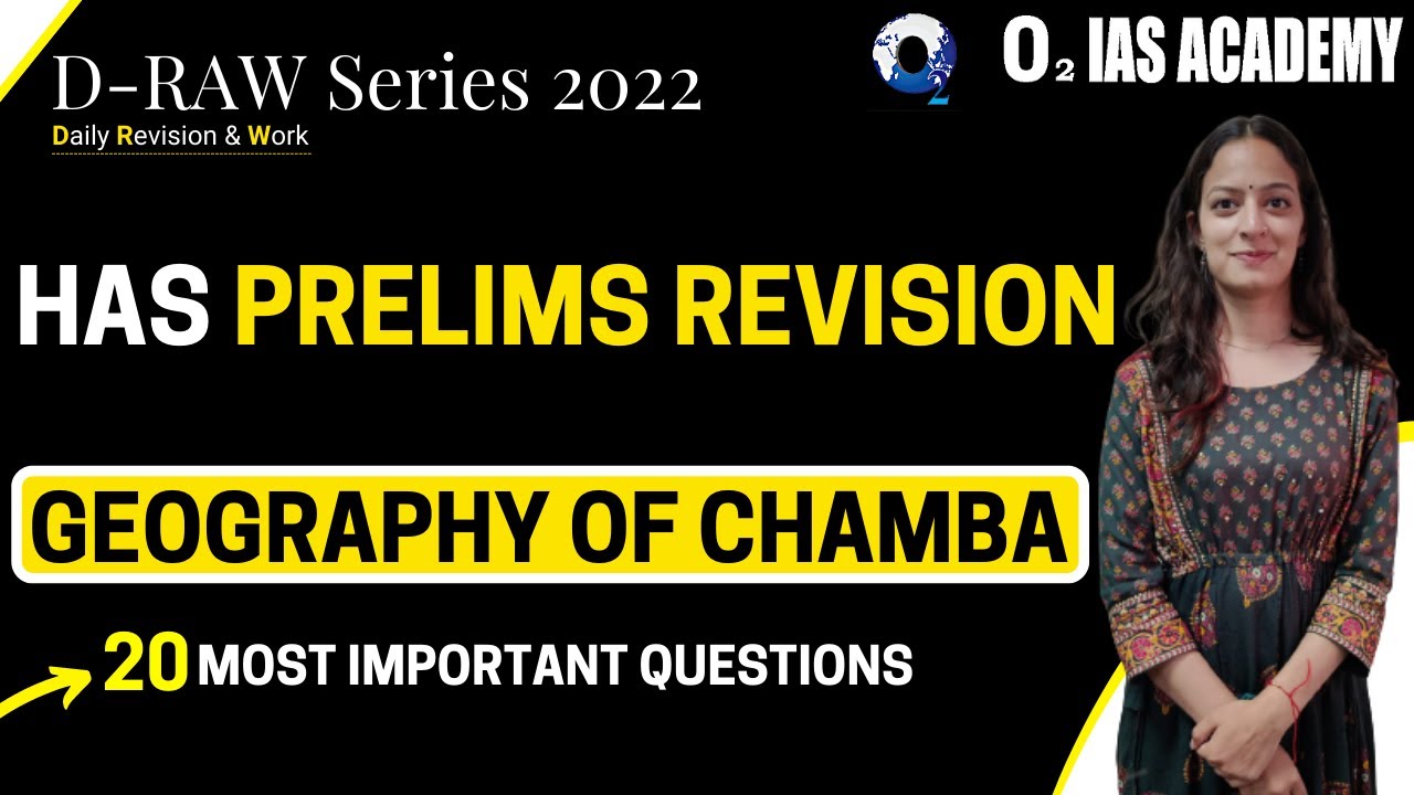 HP GK for HAS & Allied | Important MCQs from Geography of Chamba For HPAS Prelims 2022 Revision