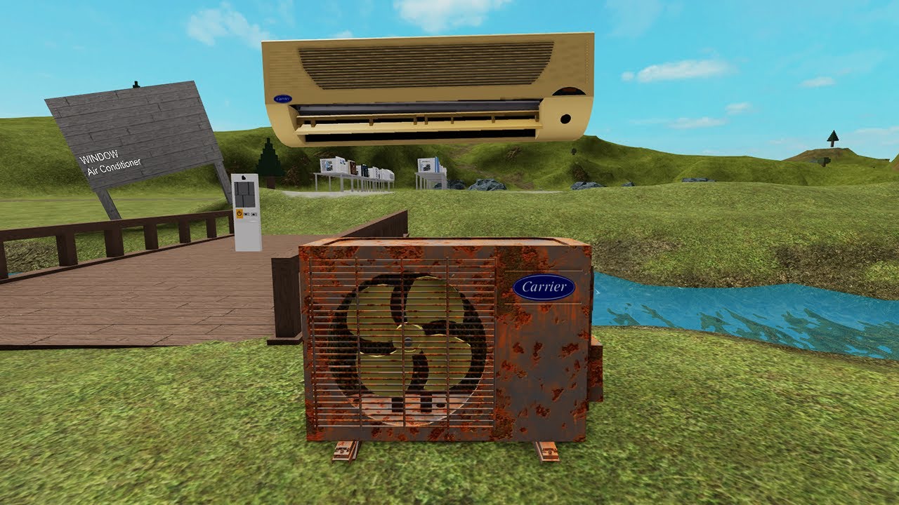 New Video Old Air Conditioner Rusty | Roblox
