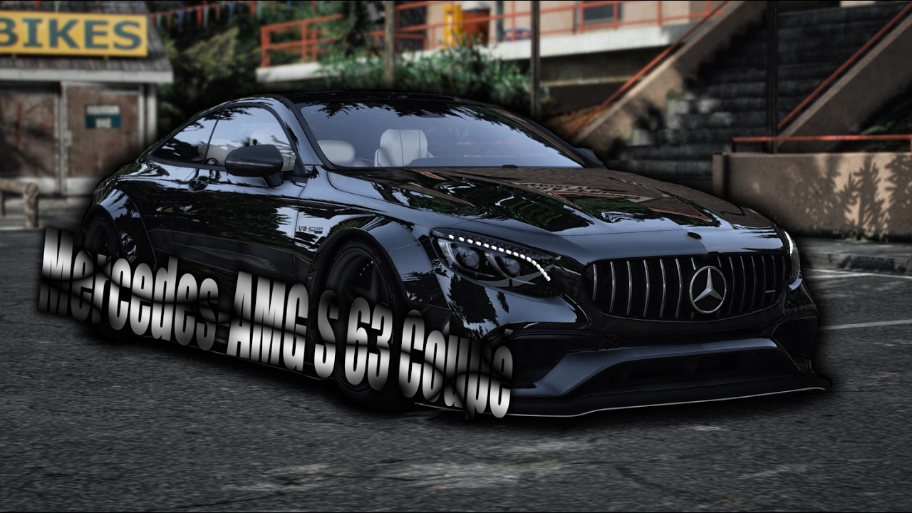 Mercedes-AMG S 63 Coupé Fivem Edit I gedreht auf International Freeroam
