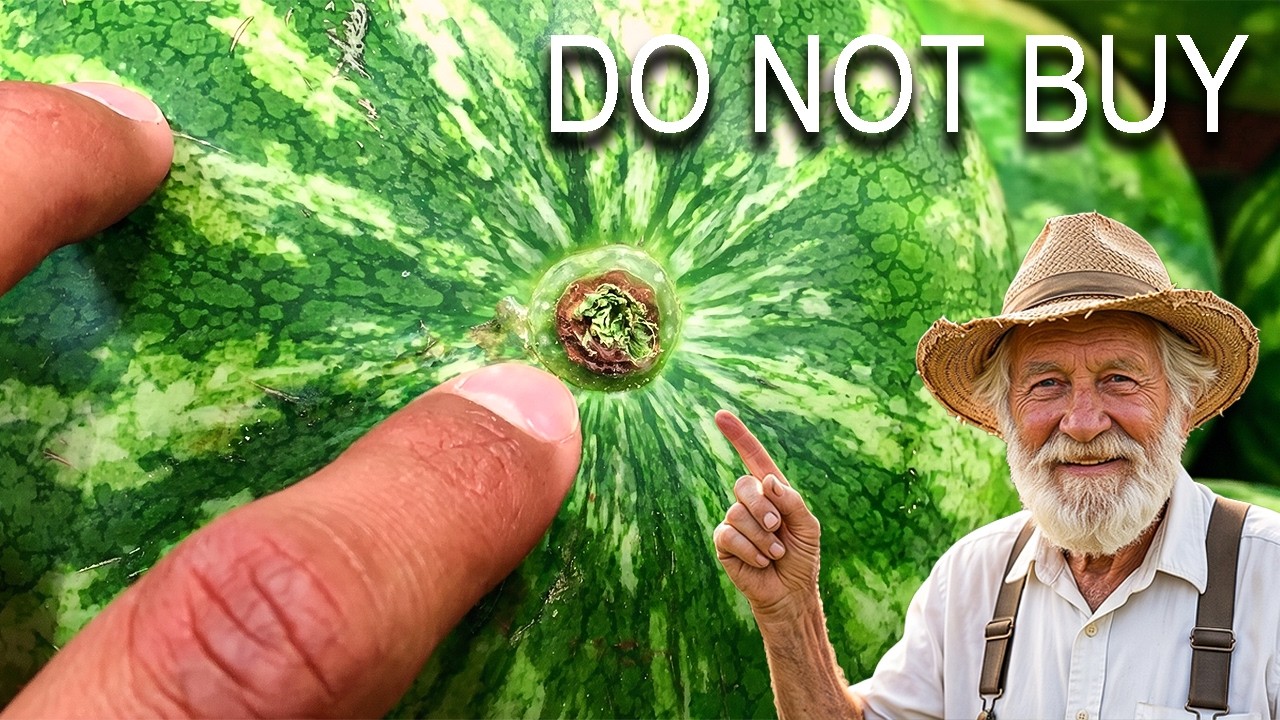 How to Pick a Sweet Watermelon... The Old ALMANAC Way