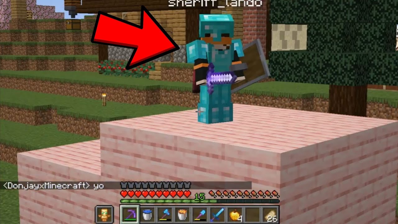 Mining diamons(Lando upgrades chesplate) | Donjay SMP