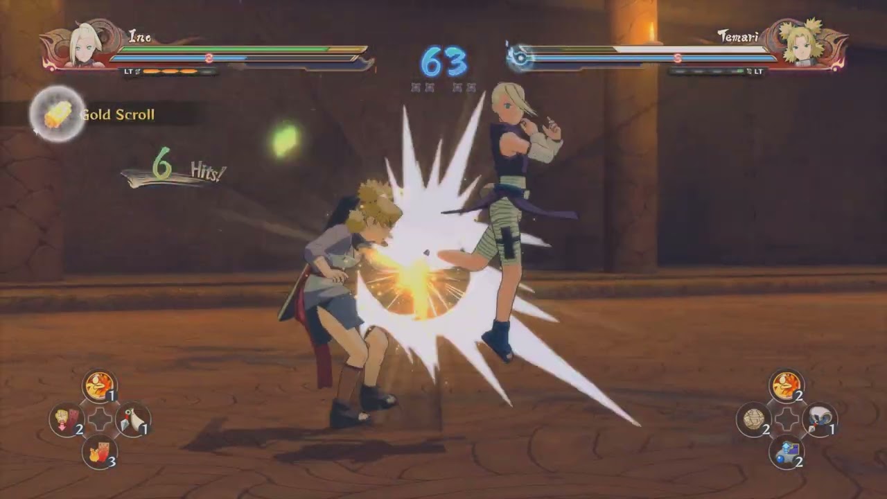 Ino vs Temari (Naruto Shippuden: Ultimate Ninja Storm 4 Road to Boruto)Gameplay Part 1 No Commentary