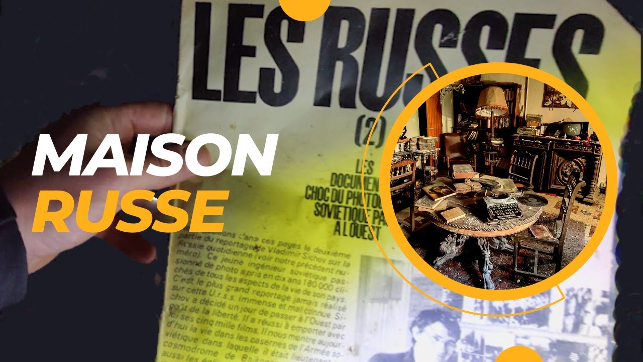 Une famille russe a TOUT laissé dans cette MAISON #urbex #exploration #lostplace #urbexfrance