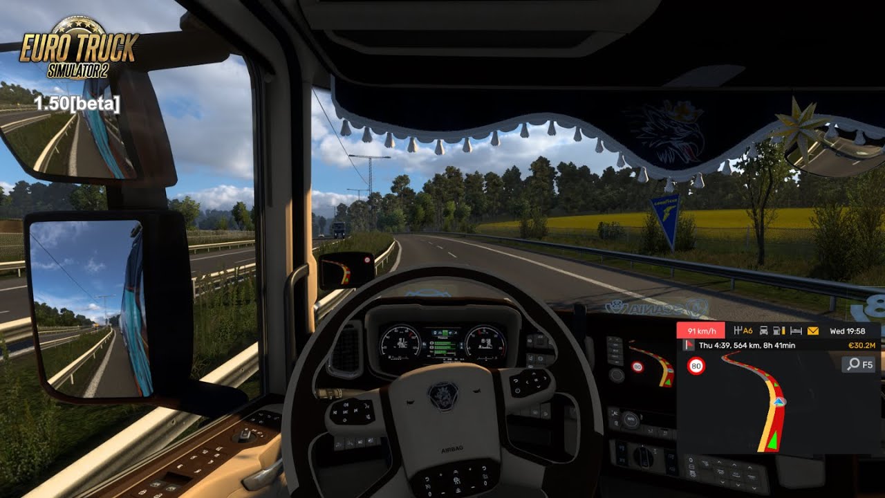 ETS2 1.50 Early Beta: Boost FPS, Improve Graphics, Change UI - Major Update!!!!