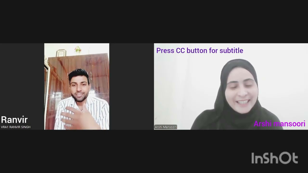 #one to one conversation with arshi mansoori #best english performence talk#english spoken video 
