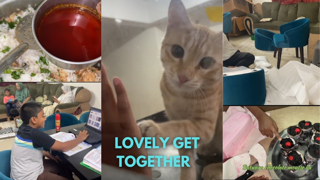 Unboxing of a huge parcel | ammi, aapi and kids at our home | a unique dining table |