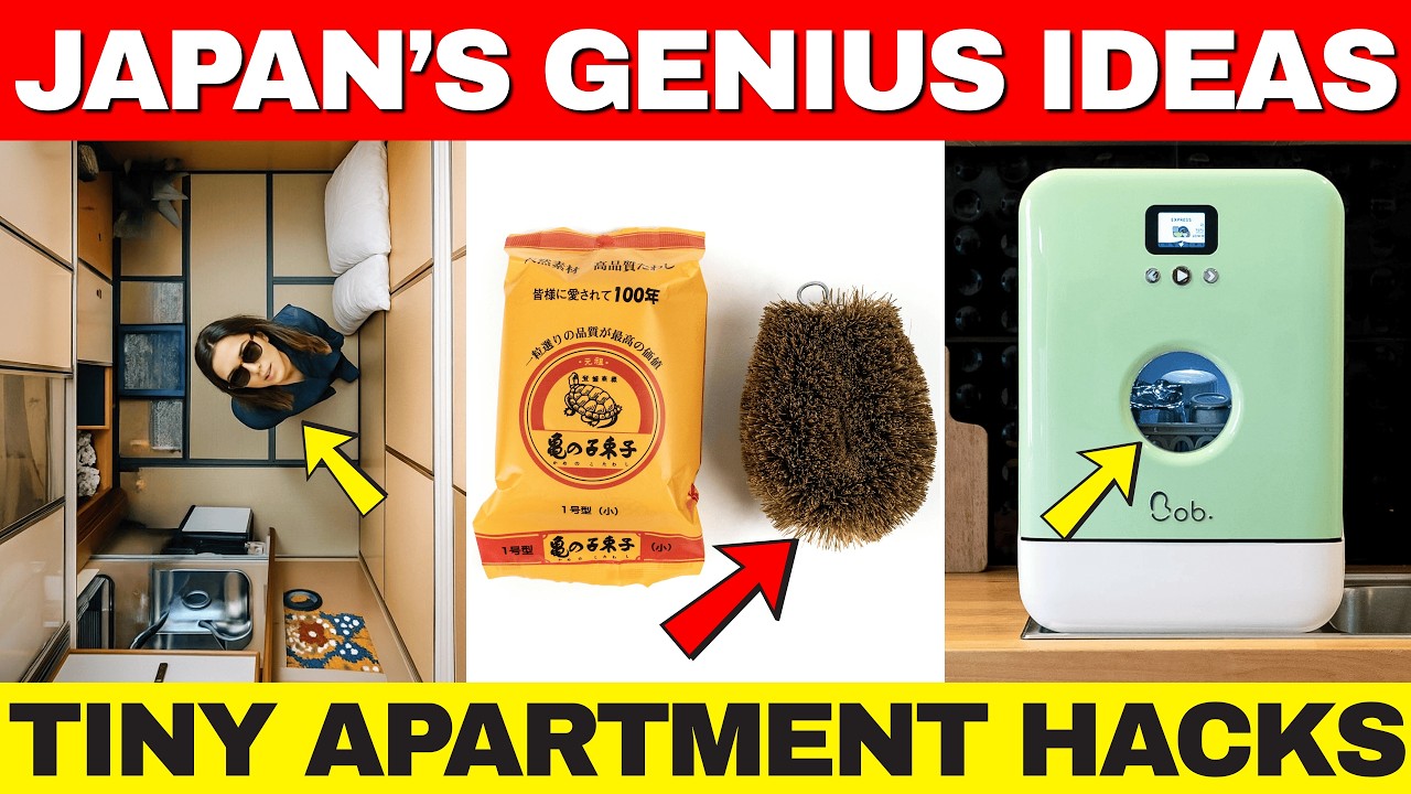 11 Tiny Japan Apartment Tricks That Make Small Spaces Feel HUGE...😲