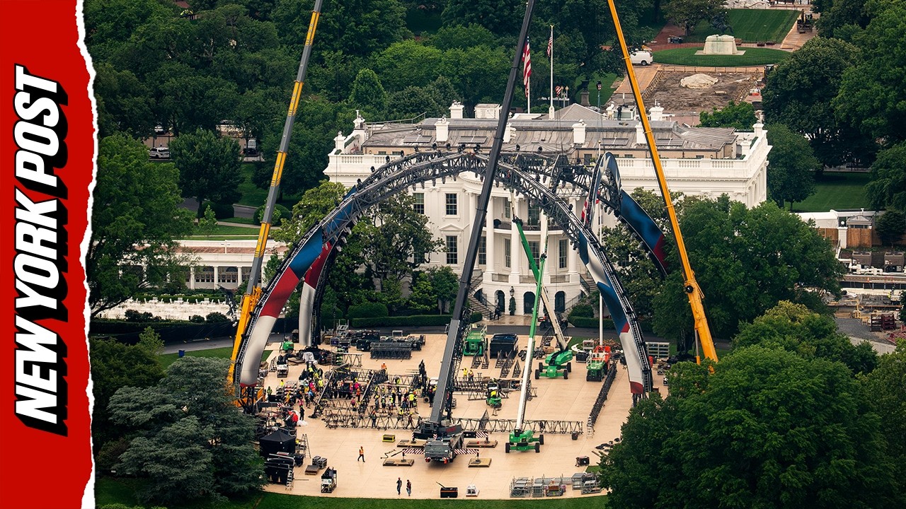 Massive Scale of Trump's White House Construction Revealed &mdash; Ballroom and UFC Arena Taking Shape