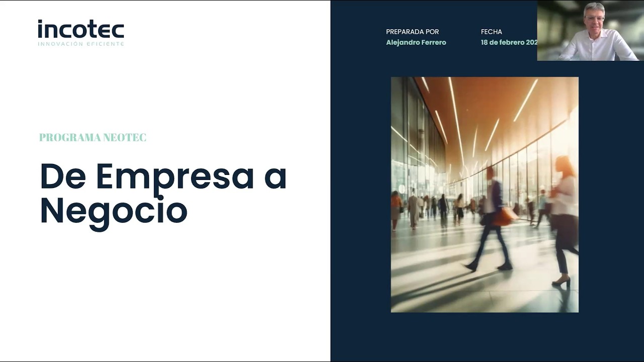 Webinar |  NEOTEC para investigadores: de resultados de investigación a empresa
