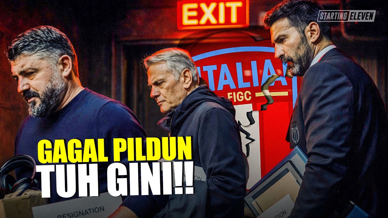 Buffon Sampai NGGAK KUAT! Pejabat FIGC Ramai Ramai Mundur Usai Italia Gagal ke Piala Dunia