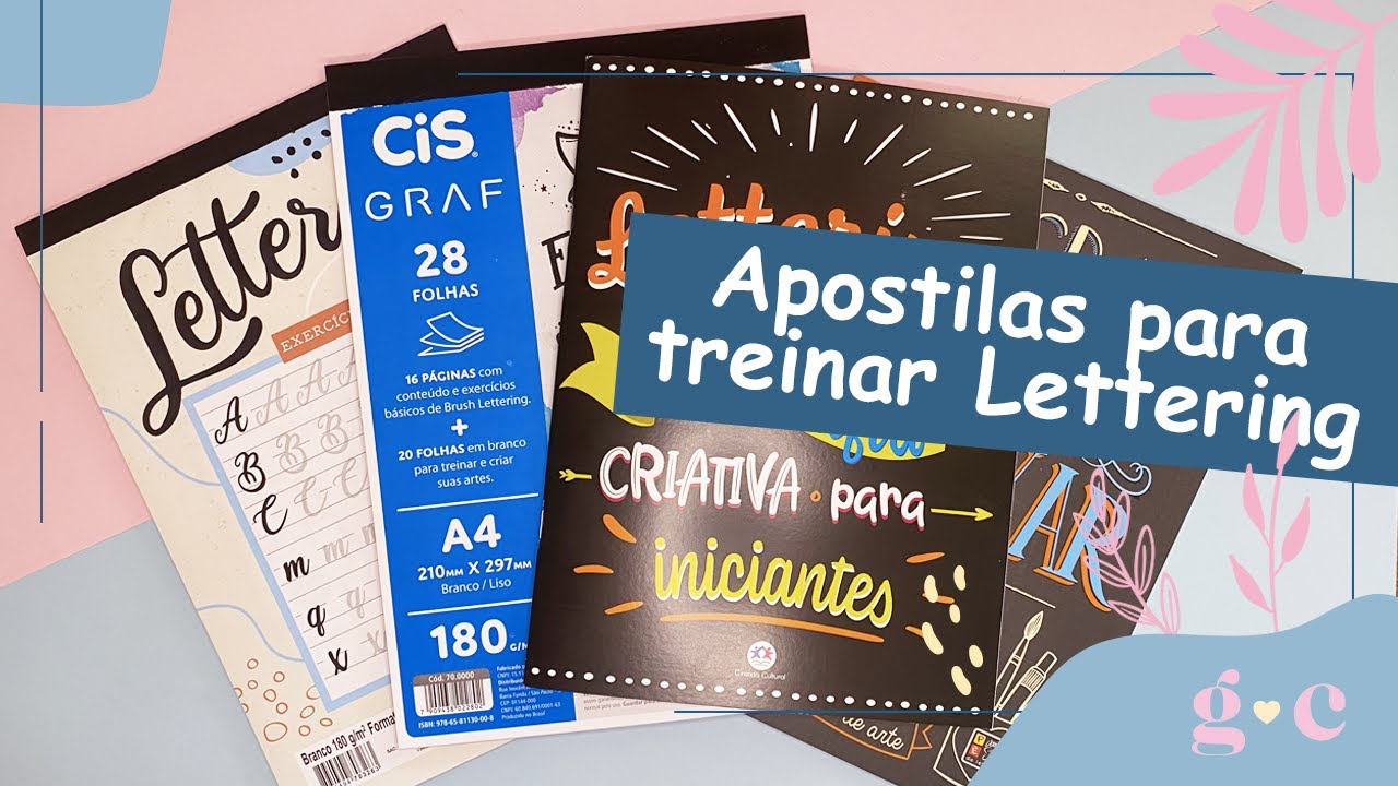Apostilas para treinar caligrafia/lettering