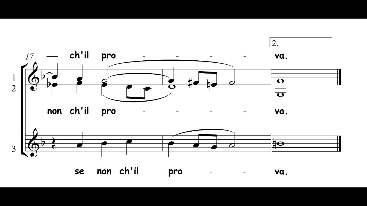 Il Mio Martir - canzonetta by C. Monteverdi XVI