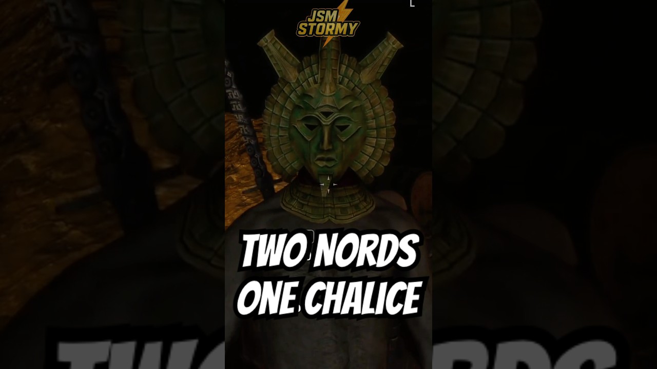 Dagoth Ur wonders what “2 Nords 1 Chalice” is, don’t tell him. 