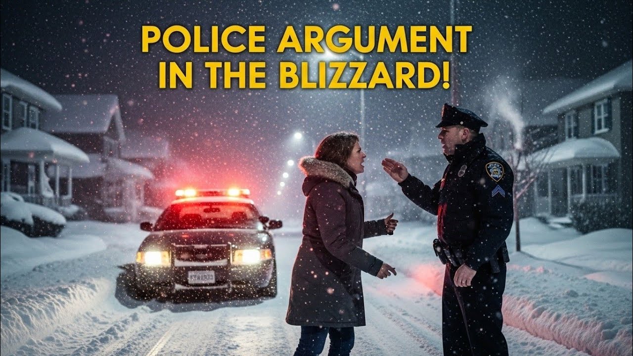 Blizzard Chaos: Karen Started Arguing With Police!