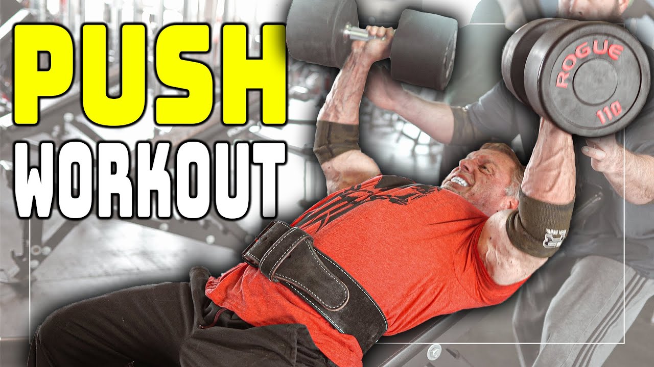 Power Building Push Workout (Reps & Sets Included)
