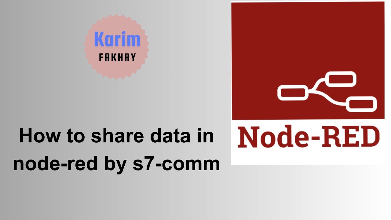 19- How to share data in node-red by s7 comm