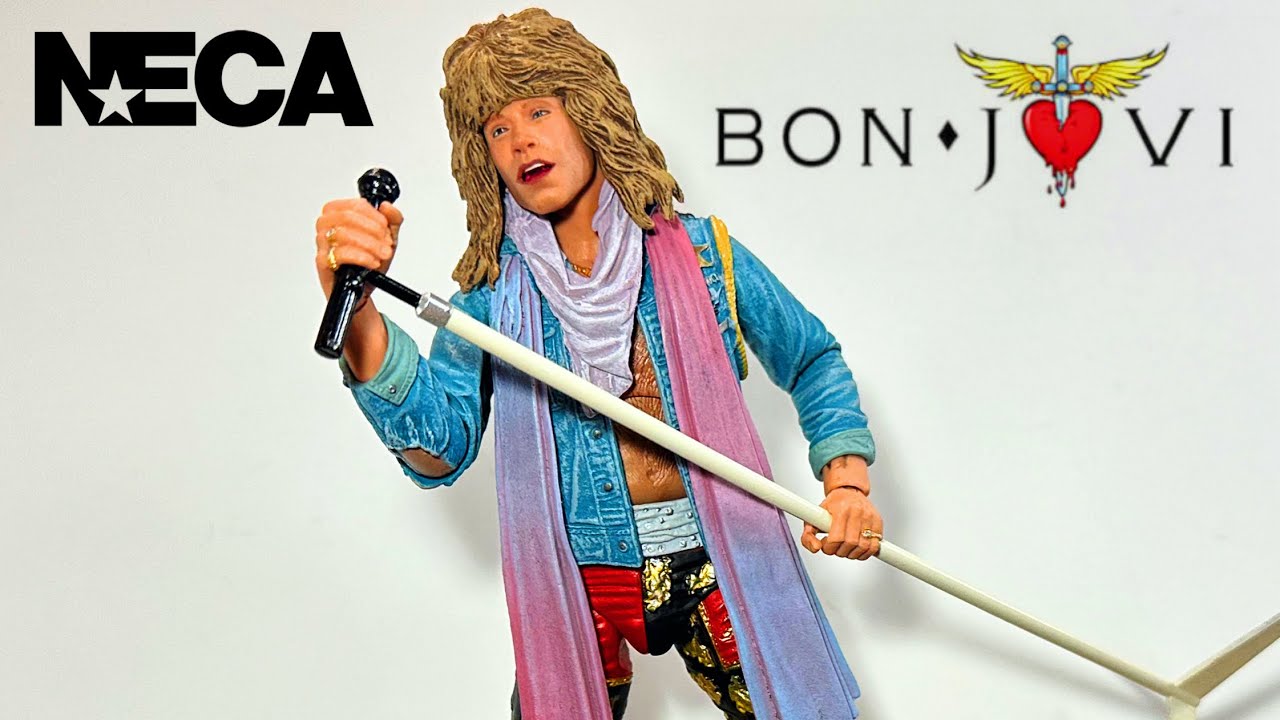 NECA Bon Jovi Slippery When Wet Tour Figure Review
