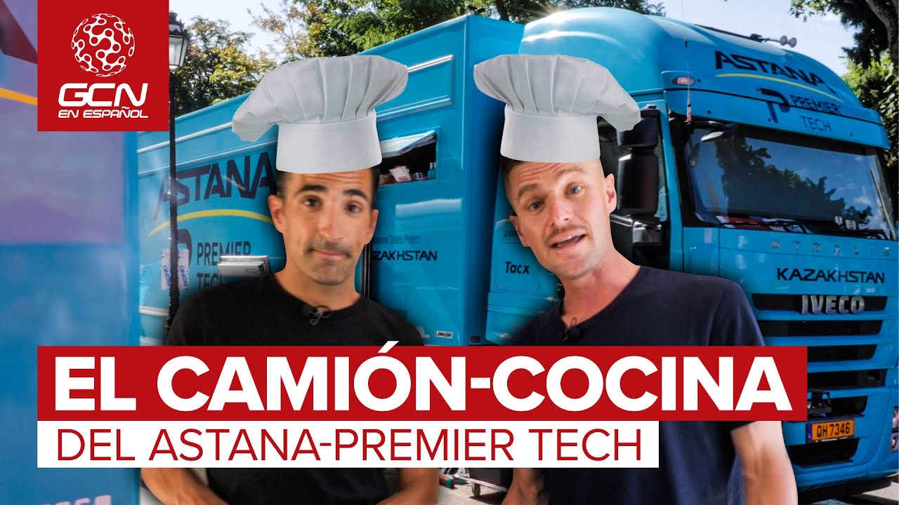 ¿Qué es un Camión-Cocina? Visitamos los fogones del Equipo Astana durante una Gran Vuelta