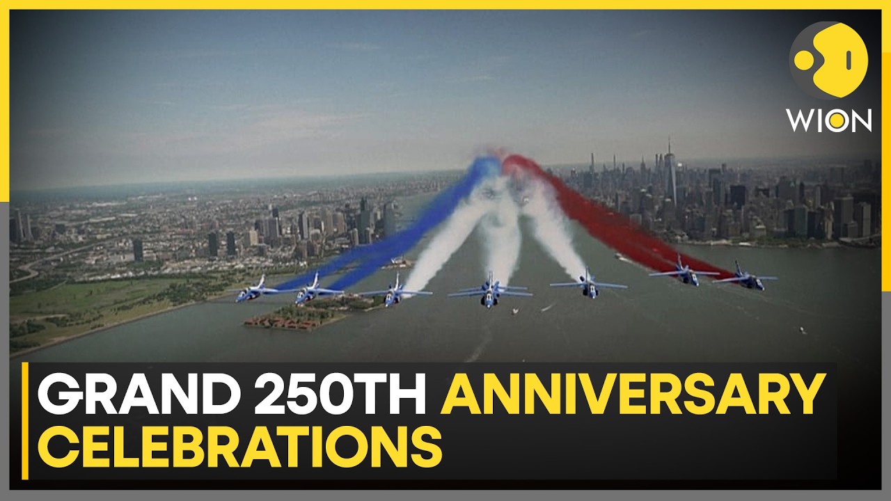 French Jets Paint New York Sky During America&rsquo;s 250th Celebration | WION