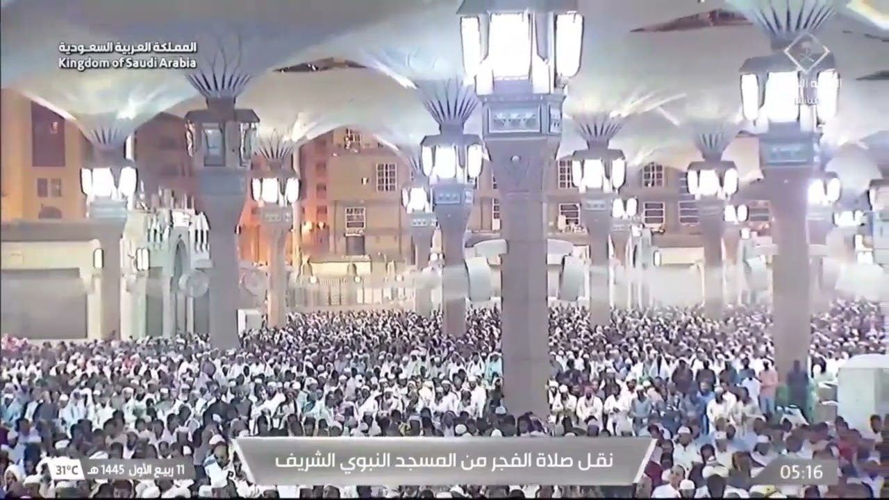 🔴 Makkah Live| Fajar Prayer| Masjid Nabvi | صلاۃ الفجر| مسجد نبوی | بث مباشر｜ قناة السنة النبوية