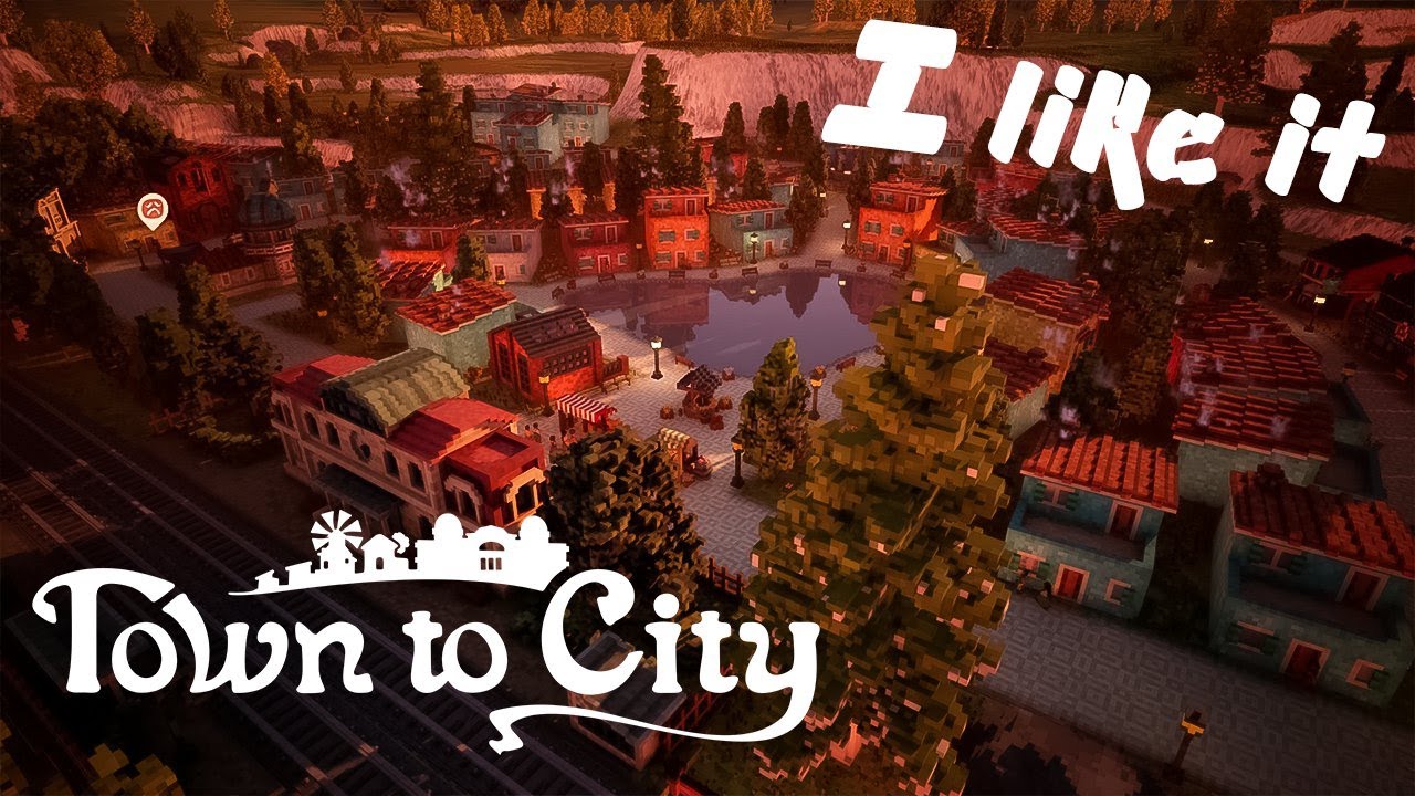 Town To City — отличный градостроитель! Никаких сеток, много свободы, воксельная графика. Играл н...