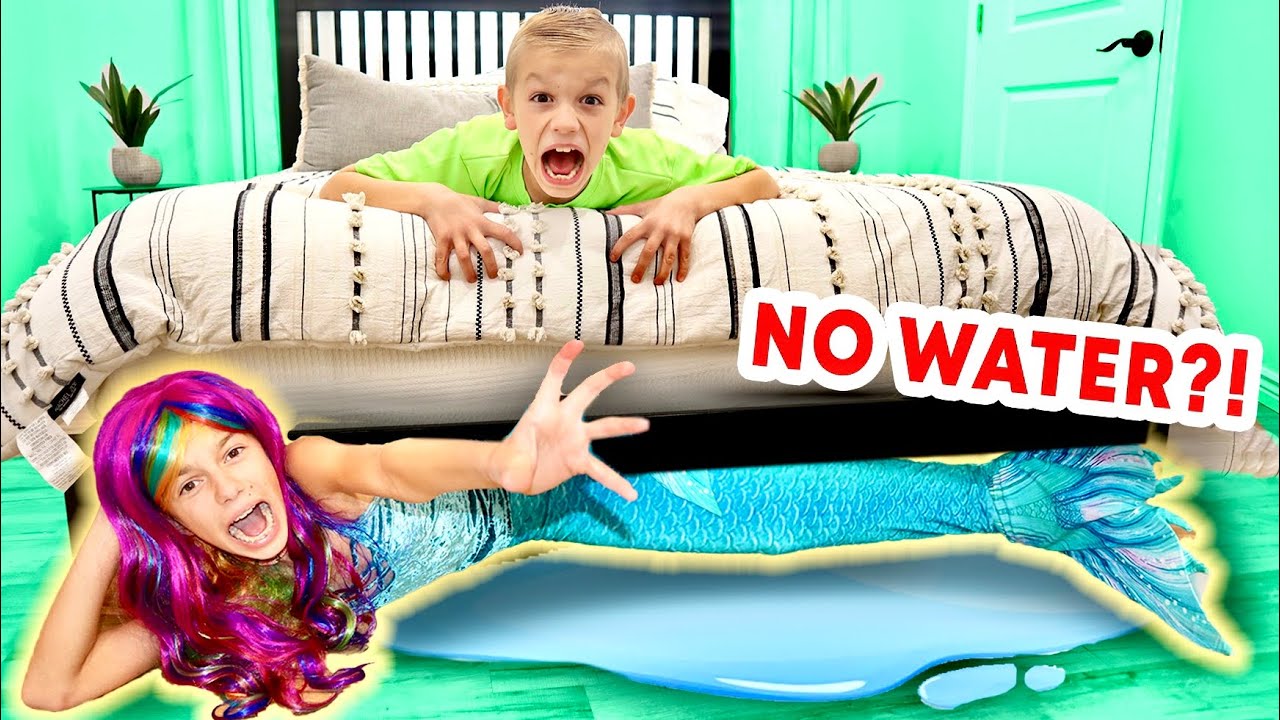 Found A MerMaiD Under OuR Bed!