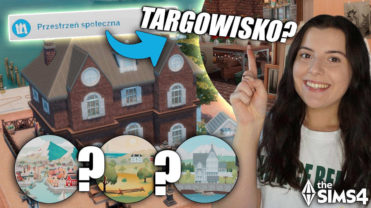 BUDUJĘ LOSOWĄ PARCELĘ PUBLICZNĄ W STYLU MIASTA W THE SIMS 4!