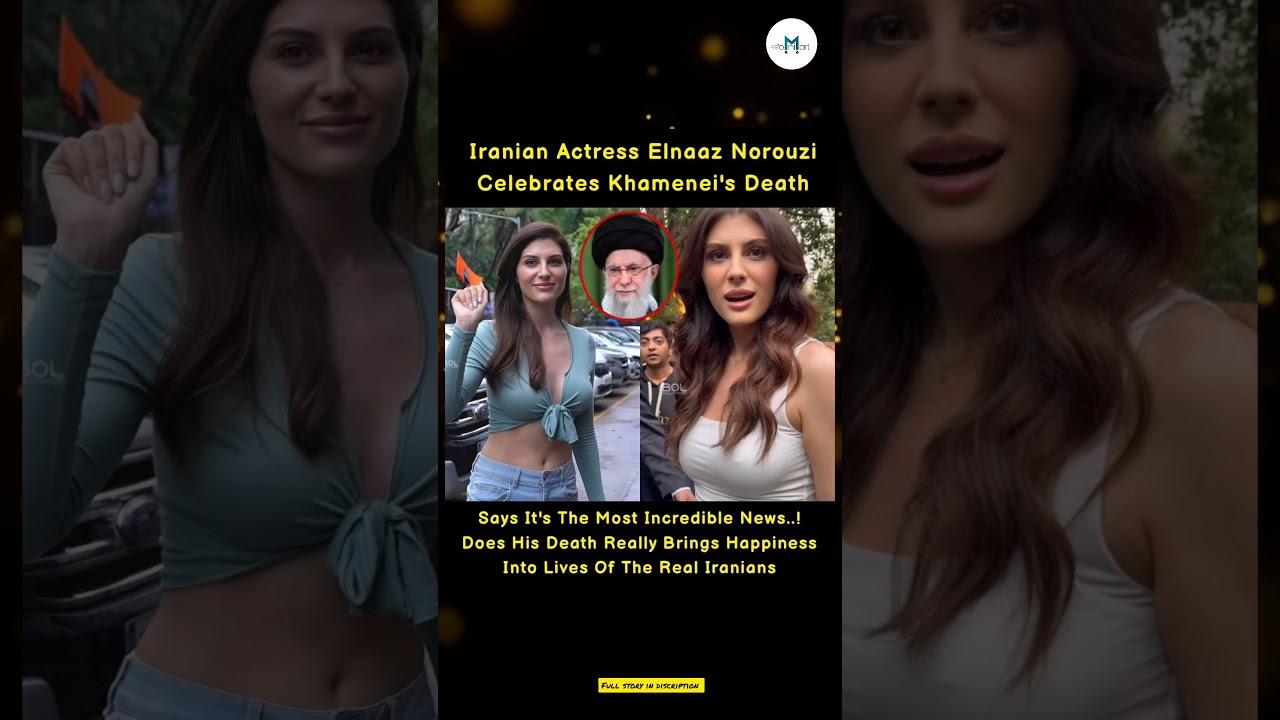&ldquo;Elnaaz Norouzi Celebrates Khamenei&rsquo;s Death &mdash; Controversy Erupts! 😳🔥&rdquo;