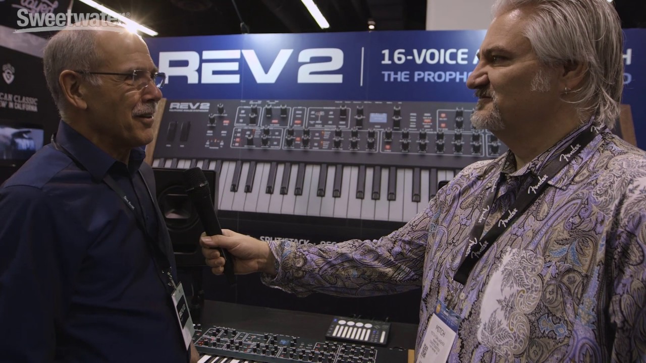 Dave Smith Instruments REV2 & Pioneer DJ Toraiz AS-1 Synthesizers at Winter NAMM 2017