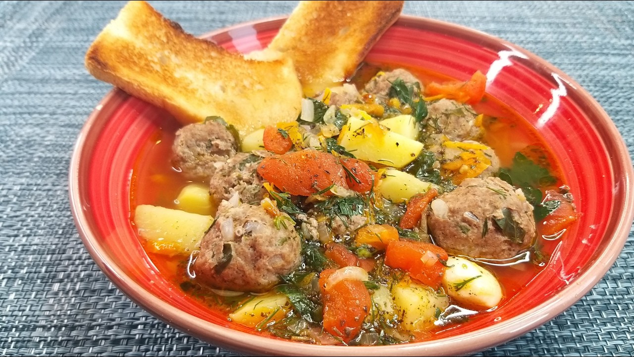 😋 Суп С Фрикадельками - Рецепт Классического Супа ⭐