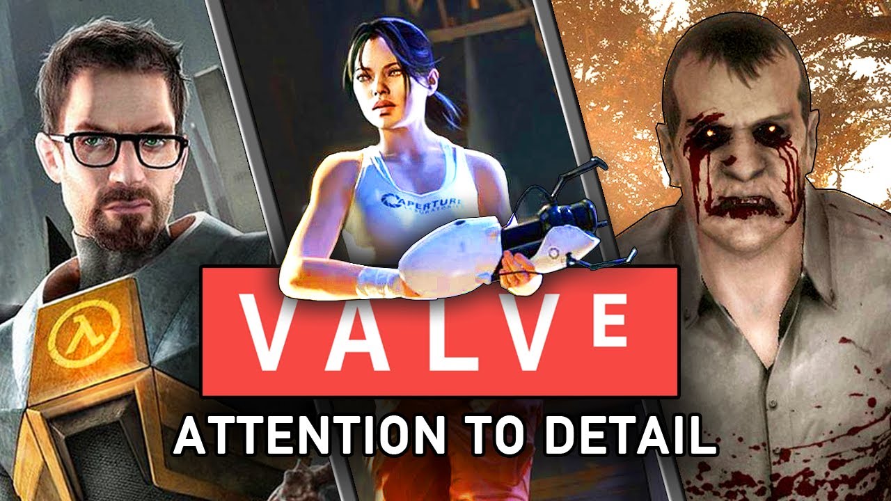 Attention to Detail in VALVE Games (1998-2020)