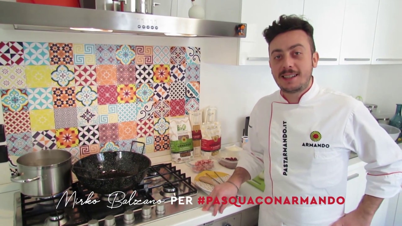 #PASQUACONARMANDO​ - La Chitarra con salsiccia pezzente di Chef Mirko Balzano