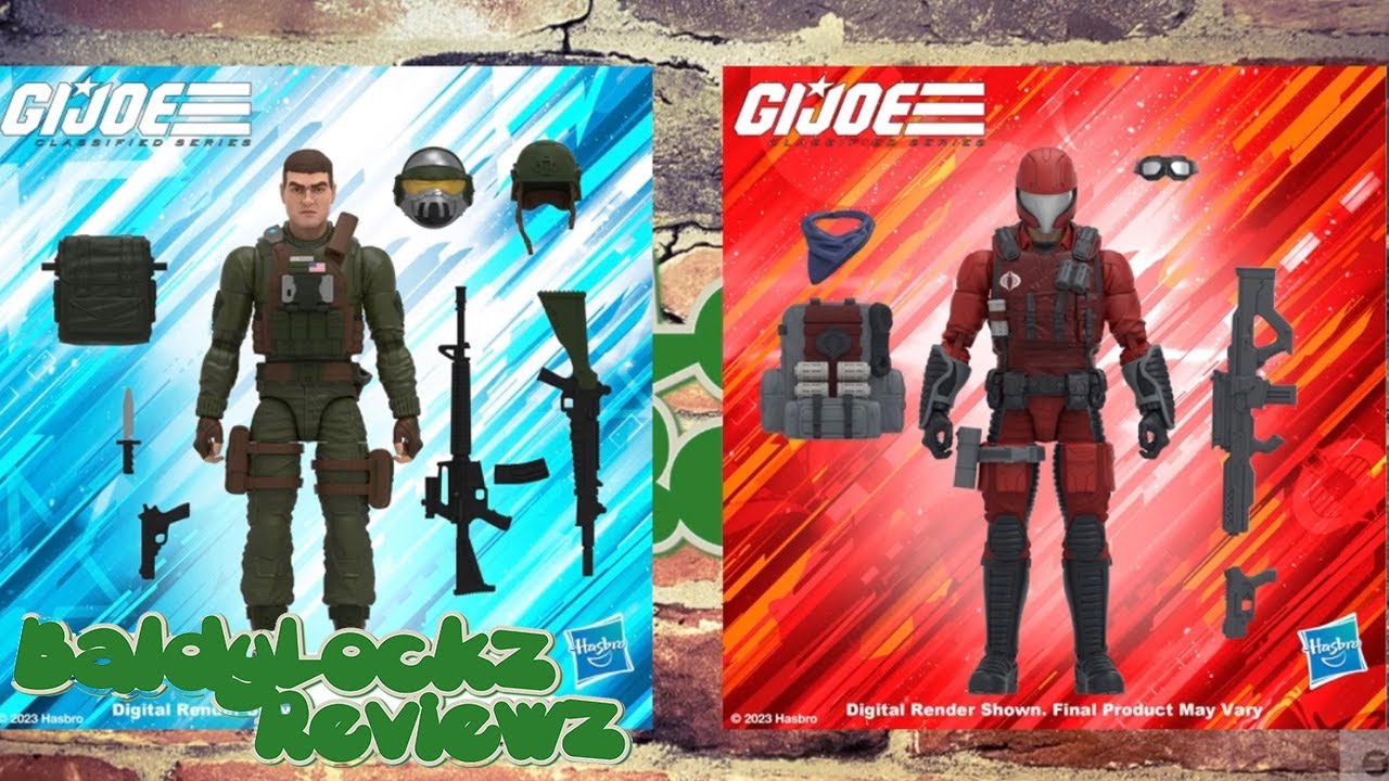 G.I. Joe Classified GRUNT and CRIMSON VIPER Revealed for Yo Joe June