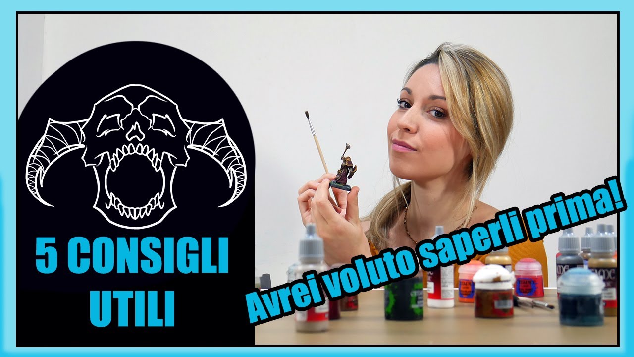 5 consigli sulla pittura di miniature a pennello