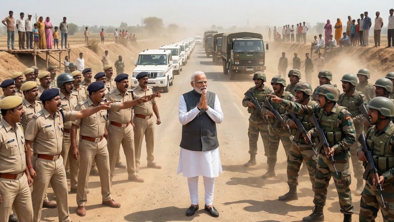 घमंडी मंत्री और पुलिस वाले ने आर्मी का रास्ता रोका तो मच गया सिस्टम में हाहाकार। 