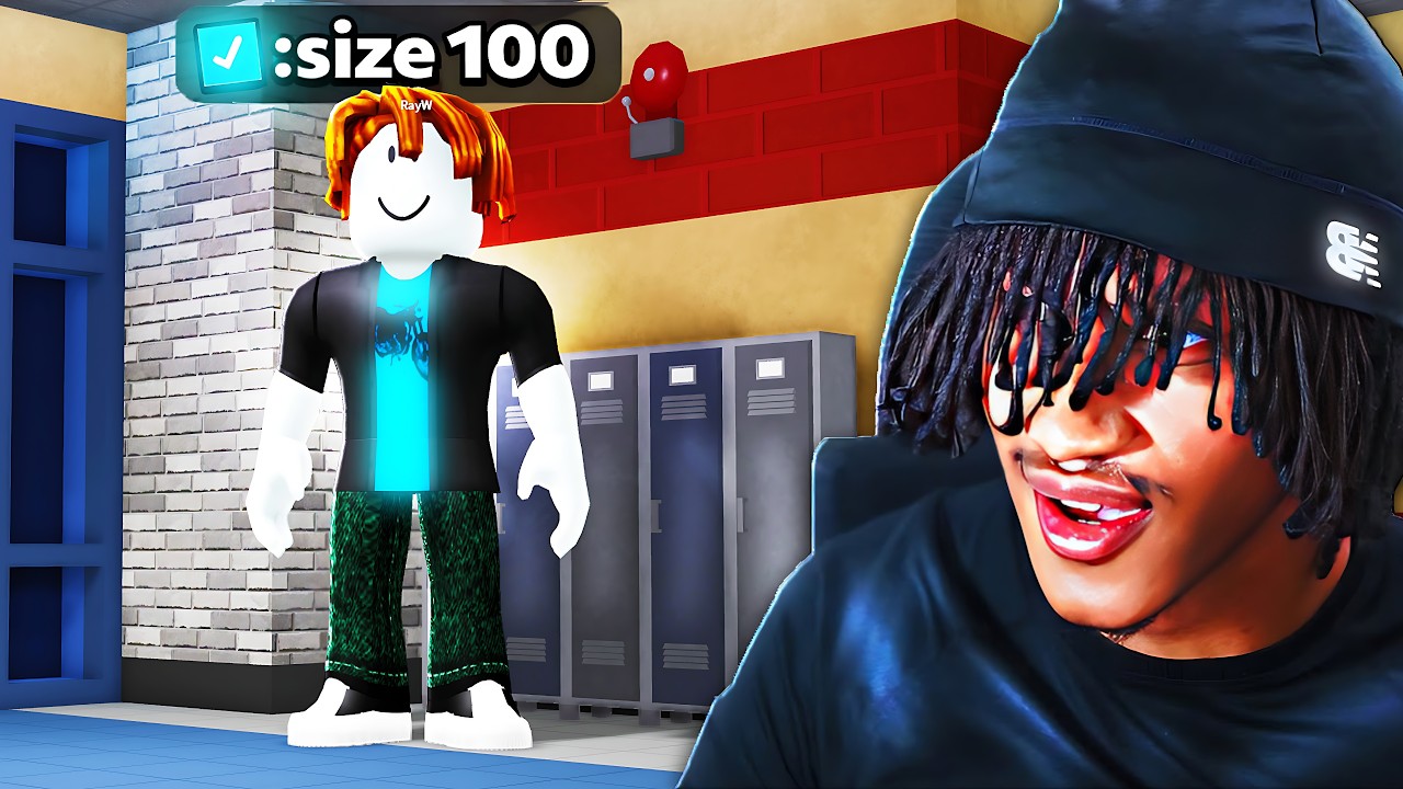 I Became the BIGGEST Player in Roblox Fight In A School