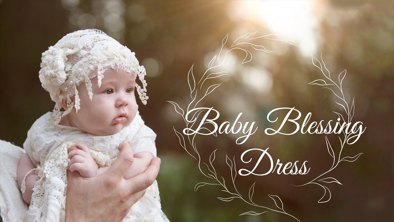 Super cute vintage baby blessing dress tutorial!