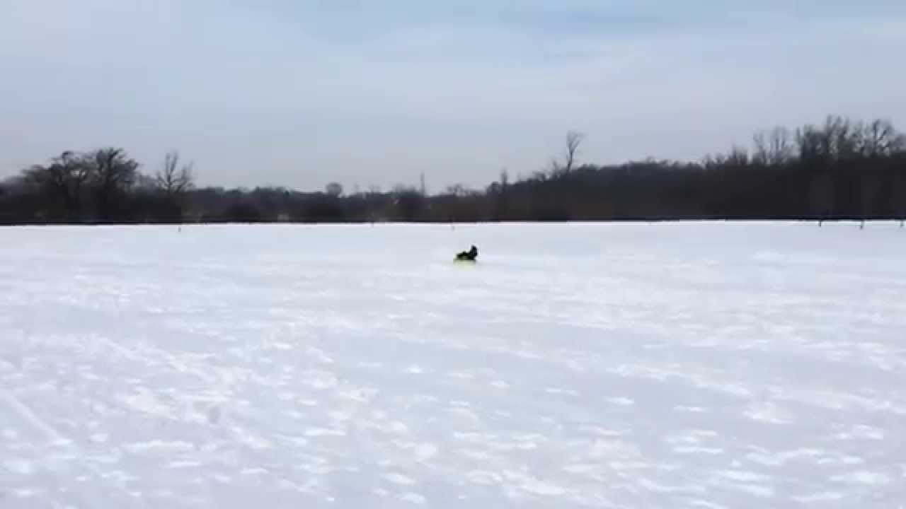 Elliot Sledding at Kinderberg Park (Ephraim Watching & Babbling)