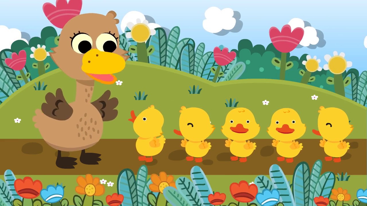 Five Little Ducks เพลงเป็ด 5 ตัว | nursury rhyme เพลงเด็กภาษาอังกฤษ