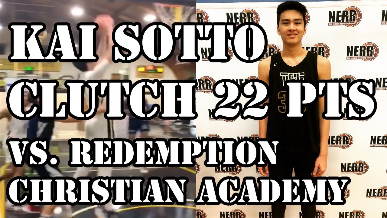 Kai Sotto CLUTCH 22 points vs Redemption Christian Academy