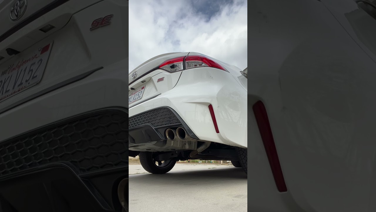 2020 Toyota Corolla SE Cold Start/Muffler Delete