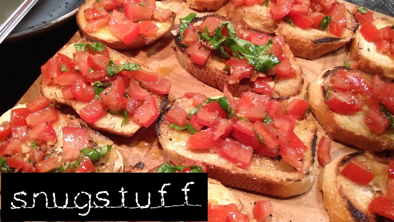 Italienische Bruschetta / Rezept für Vorspeise // Episode 0019