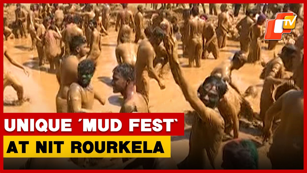 NIT Rourkela Students Celebrate Holi With Unique ‘Mud Fest’ In Odisha | OTV