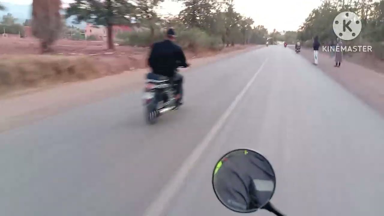 جوله في العكرب على الدرجة النارية 