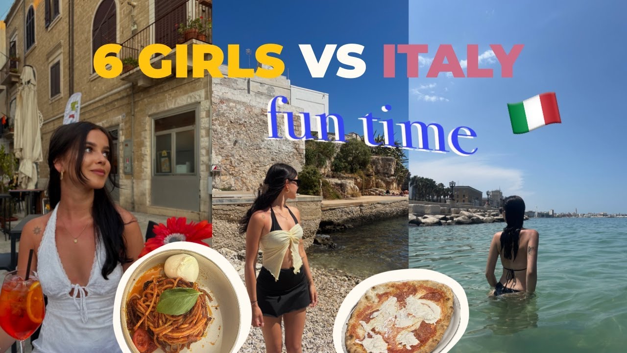 6 GIRLS VS ITALY | Bari, Apulia, zwiedzanko i chili