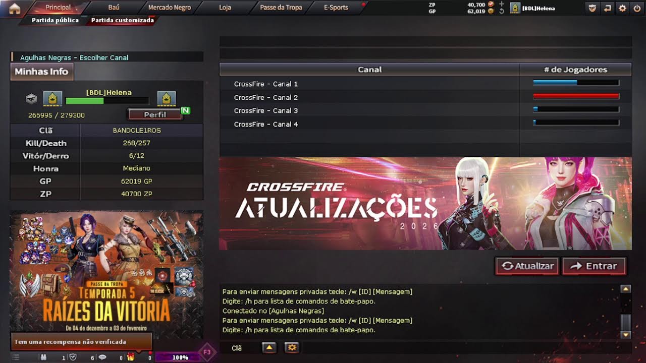 CROSSFIRE - RANKED + DM + SALINHA - RUMO AOS 400 INSCRITOS