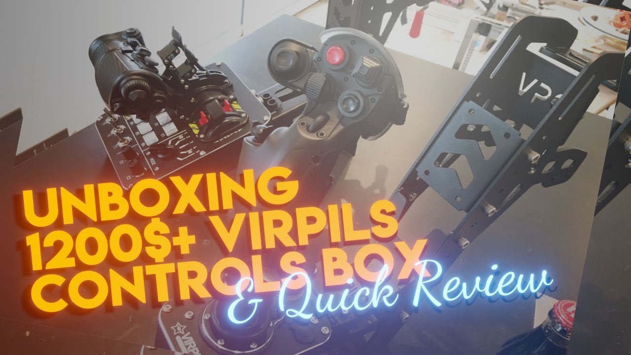1200 $ de Hotas Virpils Controls Unboxed! JE NE M'ATTENDAIS PAS A CA!
