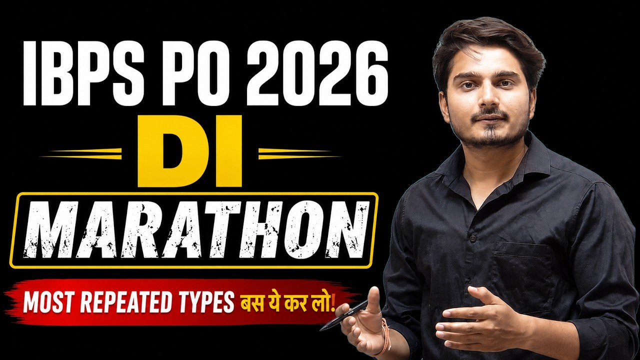 🔥Only 10 DIs Enough for IBPS PO 2026 | Data Interpretation Marathon | All Types by Vijay Mishra